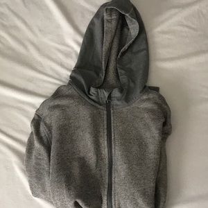 Lululemon M L Grey Zip Hoodie
